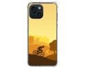 Funda Silicona Antigolpes compatible con Iphone 15 (6.1) diseño Ciclista Dibujos