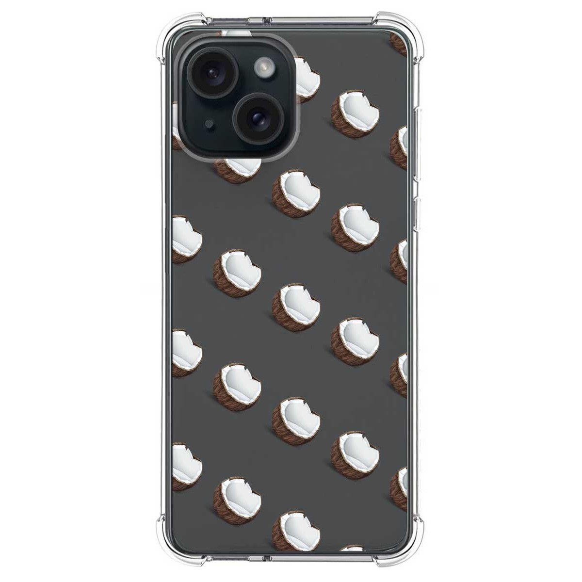 Funda Silicona Antigolpes compatible con Iphone 15 (6.1) diseño Cocos Dibujos
