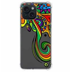 Funda Silicona Antigolpes compatible con Iphone 15 (6.1) diseño Colores Dibujos
