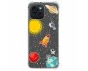 Funda Silicona Antigolpes compatible con Iphone 15 (6.1) diseño Espacio Dibujos