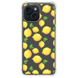Funda Silicona Antigolpes compatible con Iphone 15 (6.1) diseño Limones Dibujos