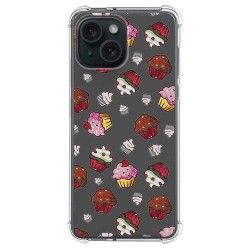 Funda Silicona Antigolpes compatible con Iphone 15 (6.1) diseño Muffins Dibujos