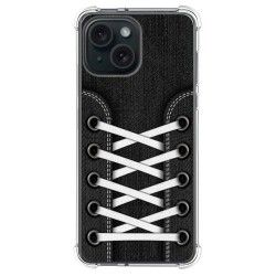 Funda Silicona Antigolpes compatible con Iphone 15 (6.1) diseño Zapatillas 02 Dibujos