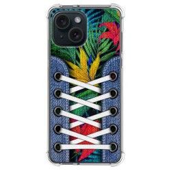 Funda Silicona Antigolpes compatible con Iphone 15 (6.1) diseño Zapatillas 12 Dibujos