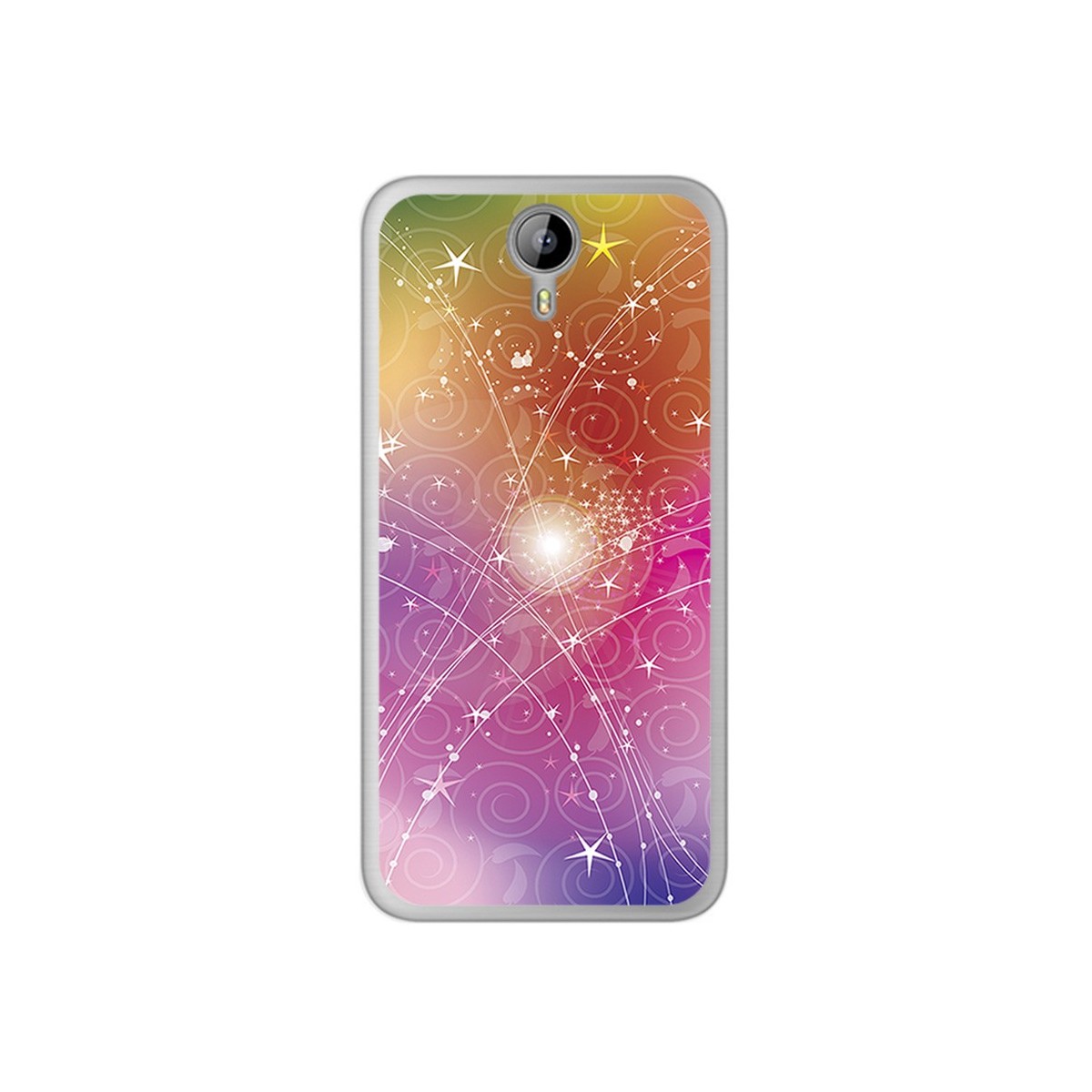 Funda Gel Tpu para Homtom HT3 Diseño Abstracto Dibujos