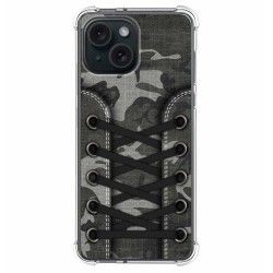 Funda Silicona Antigolpes compatible con Iphone 15 (6.1) diseño Zapatillas 15 Dibujos