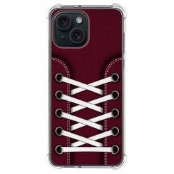 Funda Silicona Antigolpes compatible con Iphone 15 (6.1) diseño Zapatillas 17 Dibujos
