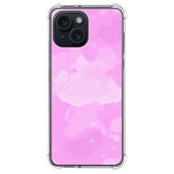 Funda Silicona Antigolpes compatible con Iphone 15 (6.1) diseño Acuarela 04 Dibujos