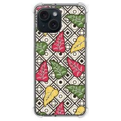 Funda Silicona Antigolpes compatible con Iphone 15 (6.1) diseño Flores 11 Dibujos
