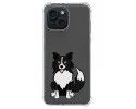 Funda Silicona Antigolpes compatible con Iphone 15 (6.1) diseño Perros 01 Dibujos