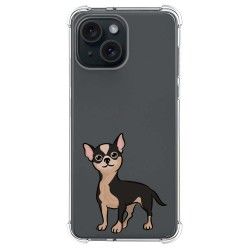 Funda Silicona Antigolpes compatible con Iphone 15 (6.1) diseño Perros 05 Dibujos