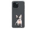 Funda Silicona Antigolpes compatible con Iphone 15 (6.1) diseño Perros 06 Dibujos