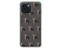 Funda Silicona Antigolpes compatible con Iphone 15 (6.1) diseño Perros 11 Dibujos