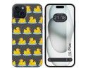 Funda Silicona Transparente compatible con IPhone 15 Plus (6.7) diseño Pato Dibujos