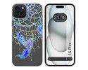 Funda Silicona Transparente compatible con IPhone 15 Plus (6.7) diseño Plumas Dibujos