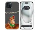 Funda Silicona Transparente compatible con IPhone 15 Plus (6.7) diseño Suricata Dibujos