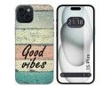 Funda Silicona compatible con IPhone 15 Plus (6.7) diseño Madera 01 Dibujos