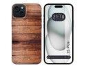 Funda Silicona compatible con IPhone 15 Plus (6.7) diseño Madera 02 Dibujos