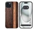 Funda Silicona compatible con IPhone 15 Plus (6.7) diseño Madera 05 Dibujos