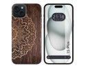 Funda Silicona compatible con IPhone 15 Plus (6.7) diseño Madera 06 Dibujos