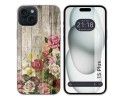 Funda Silicona compatible con IPhone 15 Plus (6.7) diseño Madera 08 Dibujos