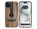 Funda Silicona compatible con IPhone 15 Plus (6.7) diseño Madera 11 Dibujos