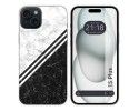 Funda Silicona compatible con IPhone 15 Plus (6.7) diseño Mármol 01 Dibujos