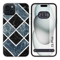 Funda Silicona compatible con IPhone 15 Plus (6.7) diseño Mármol 06 Dibujos