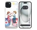 Funda Silicona compatible con IPhone 15 Plus (6.7) diseño Café Dibujos