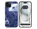 Funda Silicona compatible con IPhone 15 Plus (6.7) diseño Circuito Dibujos