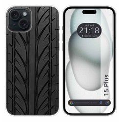 Funda Silicona compatible con IPhone 15 Plus (6.7) diseño Neumatico Dibujos