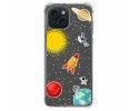 Funda Silicona Antigolpes compatible con IPhone 15 Plus (6.7) diseño Espacio Dibujos