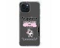 Funda Silicona Antigolpes compatible con IPhone 15 Plus (6.7) diseño Vaca Dibujos