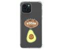 Funda Silicona Antigolpes compatible con IPhone 15 Plus (6.7) diseño Vegan Life Dibujos