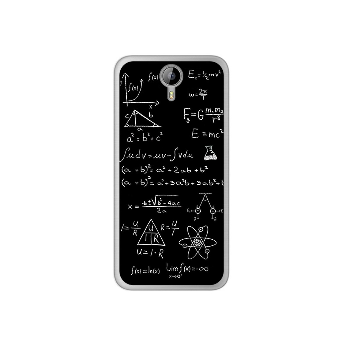Funda Gel Tpu para Homtom HT3 Diseño Formulas Dibujos