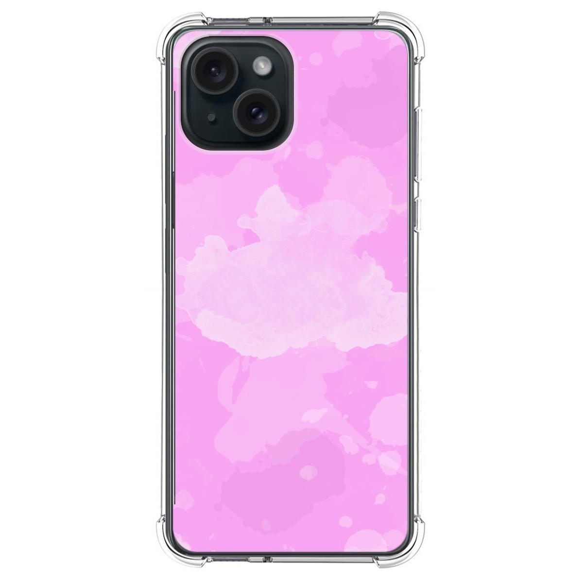 Funda Silicona Antigolpes compatible con IPhone 15 Plus (6.7) diseño Acuarela 04 Dibujos