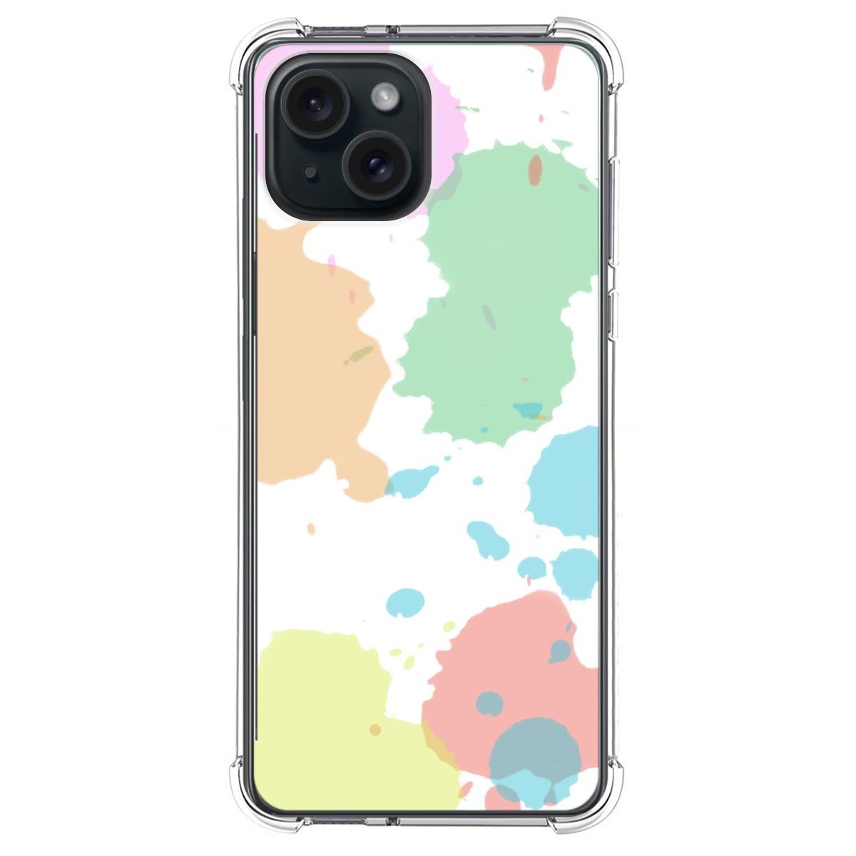 Funda Silicona Antigolpes compatible con IPhone 15 Plus (6.7) diseño Acuarela 05 Dibujos