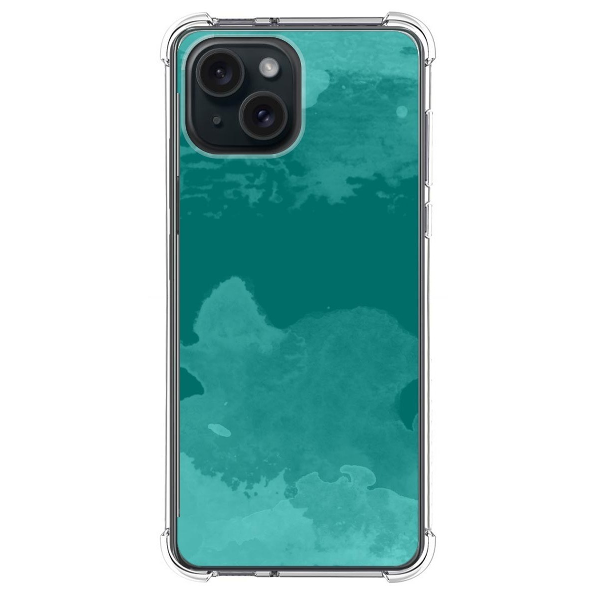 Funda Silicona Antigolpes compatible con IPhone 15 Plus (6.7) diseño Acuarela 06 Dibujos