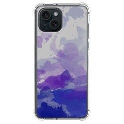Funda Silicona Antigolpes compatible con IPhone 15 Plus (6.7) diseño Acuarela 09 Dibujos