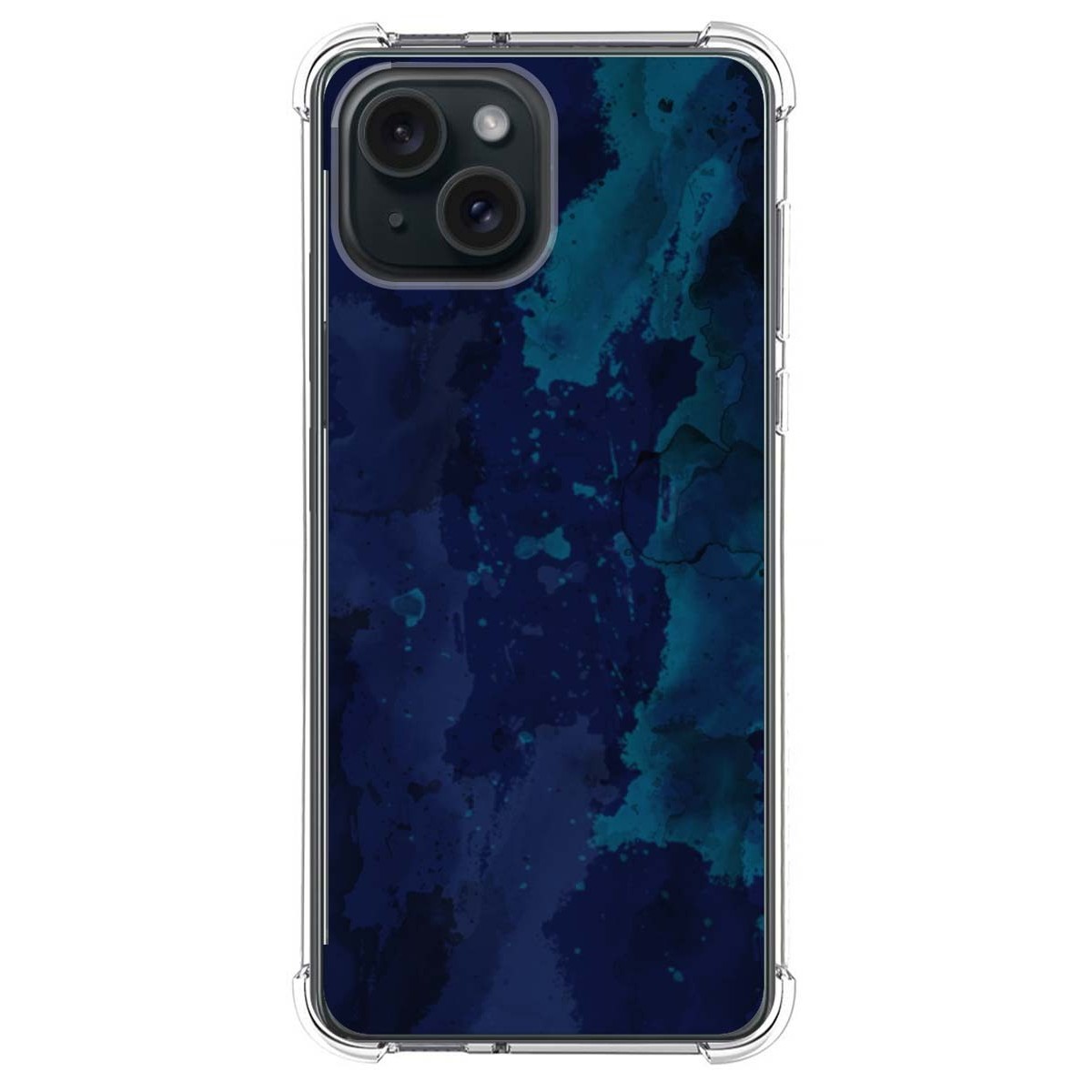 Funda Silicona Antigolpes compatible con IPhone 15 Plus (6.7) diseño Acuarela 13 Dibujos