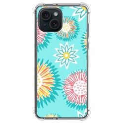 Funda Silicona Antigolpes compatible con IPhone 15 Plus (6.7) diseño Flores 05 Dibujos