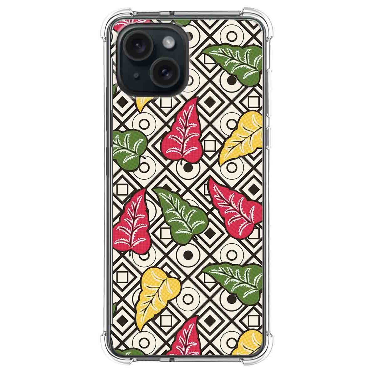 Funda Silicona Antigolpes compatible con IPhone 15 Plus (6.7) diseño Flores 11 Dibujos