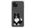 Funda Silicona Antigolpes compatible con IPhone 15 Plus (6.7) diseño Perros 01 Dibujos