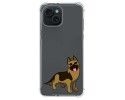 Funda Silicona Antigolpes compatible con IPhone 15 Plus (6.7) diseño Perros 03 Dibujos