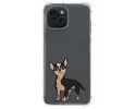 Funda Silicona Antigolpes compatible con IPhone 15 Plus (6.7) diseño Perros 05 Dibujos