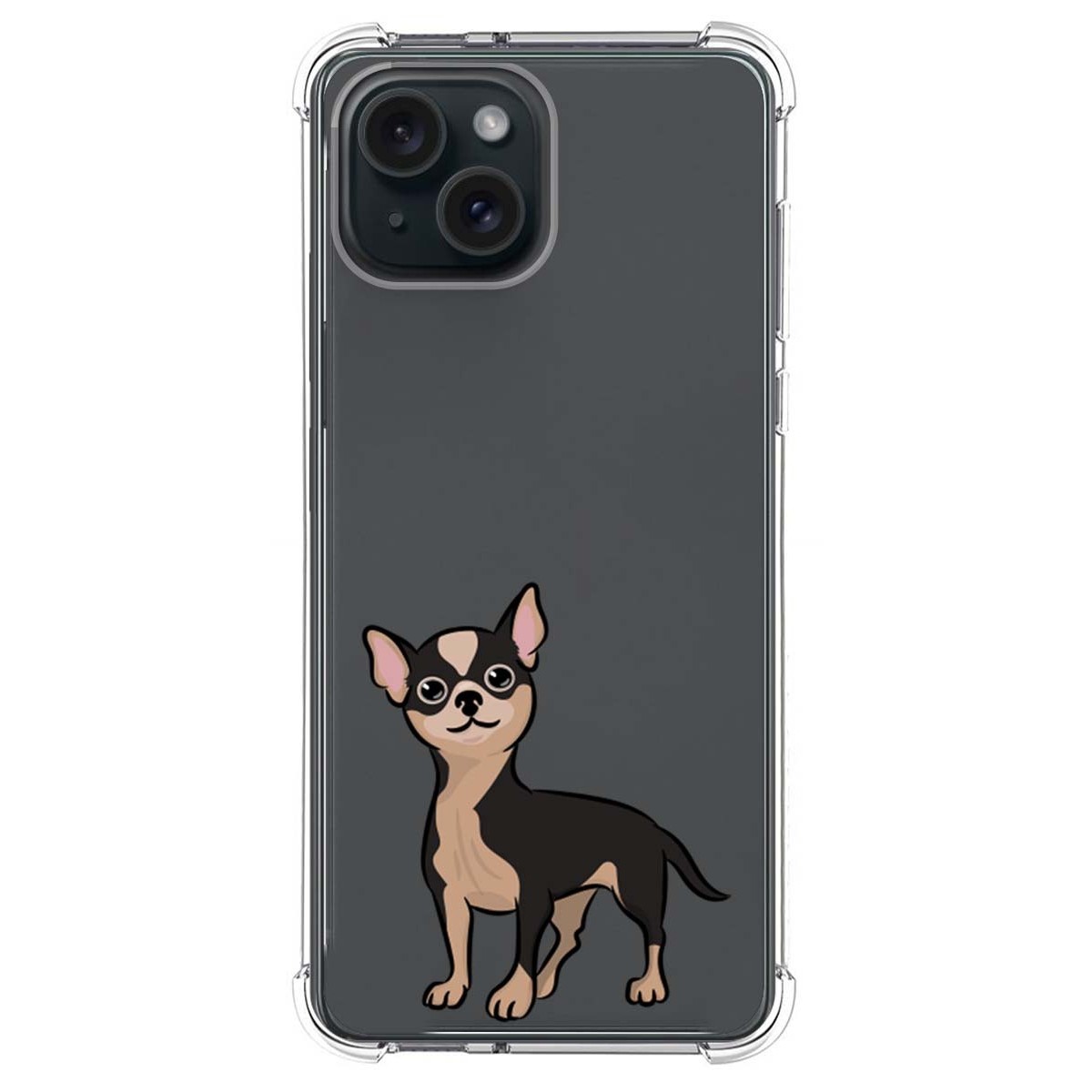 Funda Silicona Antigolpes compatible con IPhone 15 Plus (6.7) diseño Perros 05 Dibujos