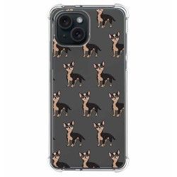 Funda Silicona Antigolpes compatible con IPhone 15 Plus (6.7) diseño Perros 11 Dibujos