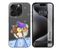 Funda Silicona Transparente compatible con IPhone 15 Pro (6.1) diseño Cabra Dibujos