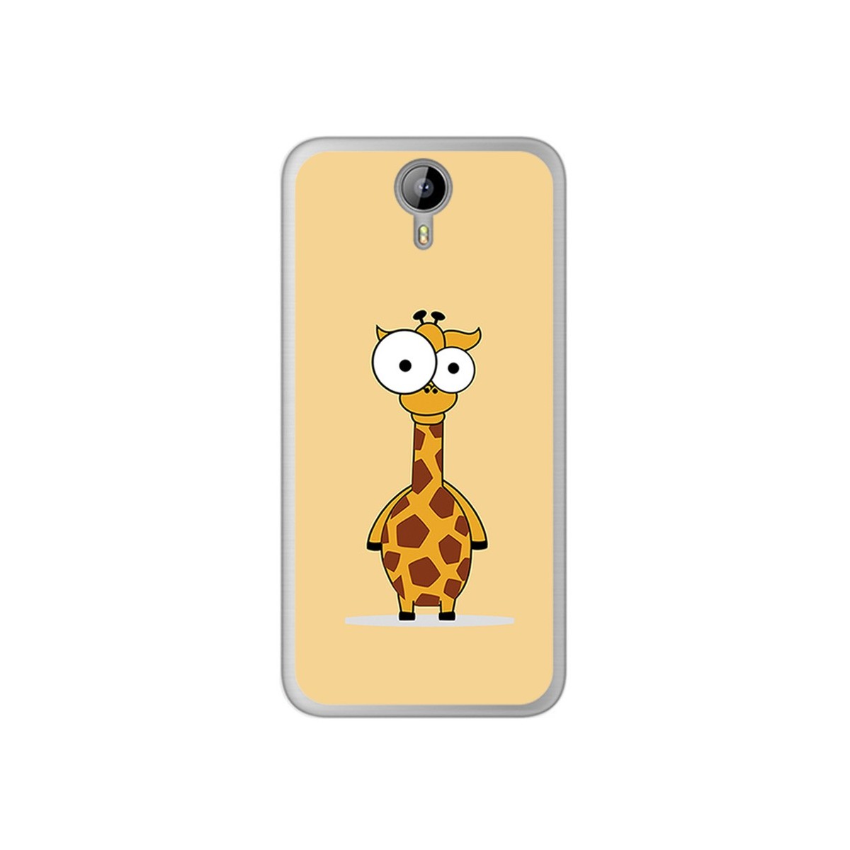 Funda Gel Tpu para Homtom HT3 Diseño Jirafa Dibujos