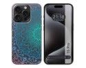 Funda Silicona Transparente compatible con IPhone 15 Pro (6.1) diseño Mandala Dibujos